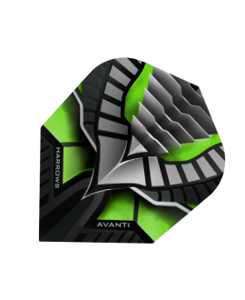 Harrows darts Avanti  flight 7402 green