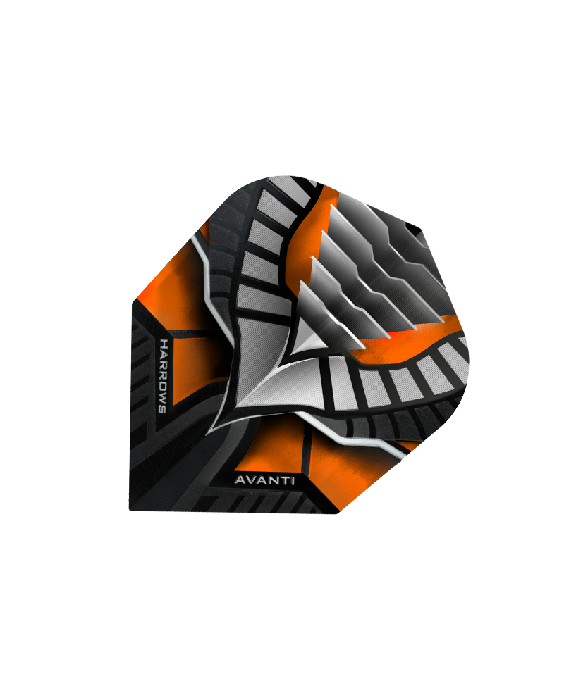 Harrows darts Avanti  flight 7403 orange