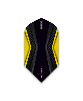 Flights Pentathlon HD150 yellow Slim 150 microns