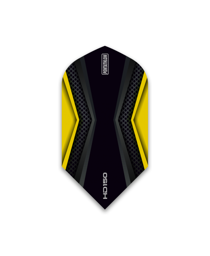 Flights Pentathlon HD150 yellow Slim 150 microns