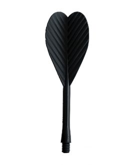 Aleta HT negra 2BA - 100 unidades