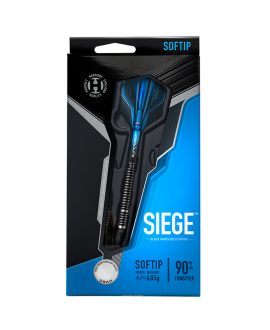 Dardos punta plástico Harrows darts Siege 90 % tungsteno estuche