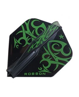 Aleta dardos Robson Plus Tribe  verde 2