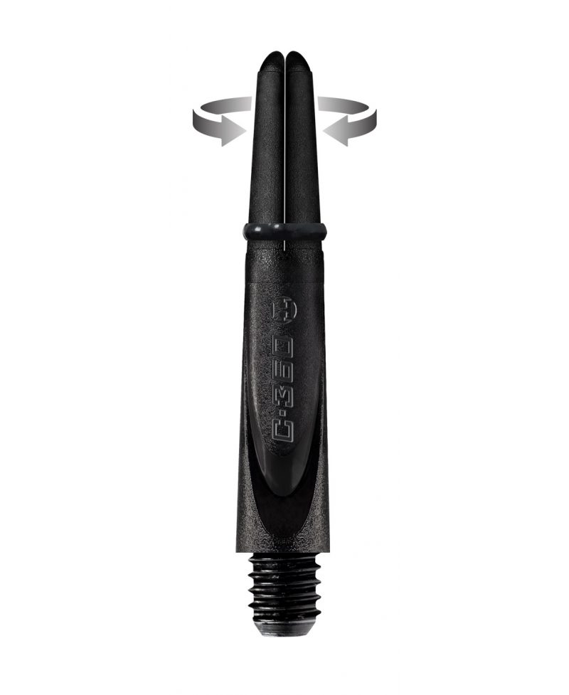 caña harrows darts Carbon 360 corta negra