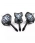 Cuesoul darts flights AK5 Jazz Metal Standard Silver Skull M