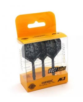 Cuesoul darts flights AK5 Jazz Metal Standard Silver Skull box