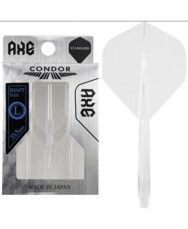 Aleta Condor AXE Dart Flights - Blanca presentacion