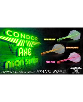 Condor AXE Dart Flights - Neon Yellow colours