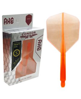 Condor AXE Dart Flights -  SMALL Neon Orange pack