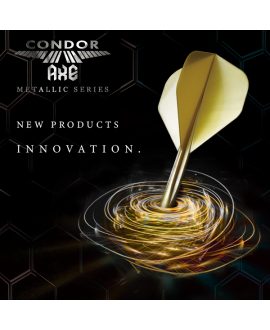 Condor AXE Dart Flights -  Champagne Gold innovation