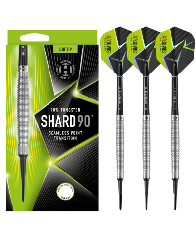 Dardos punta plástico Harrows darts Shard 90%  tungsteno pack