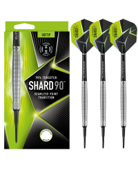 Dardos punta plástico Harrows darts Shard 90%  tungsteno pack
