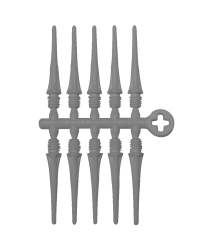 Punta dardos Cosmo darts Fit point  2BA varios colores 50 unidades