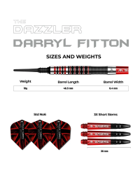 Mission Darts Darryl Fitton 95% tungsten