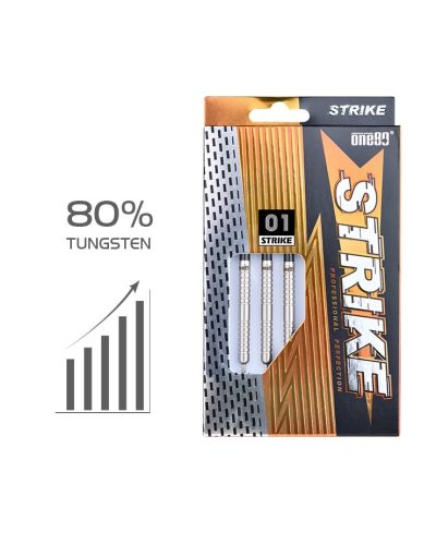 Dardos one80 Strike 01 80% tungsteno punta de acero