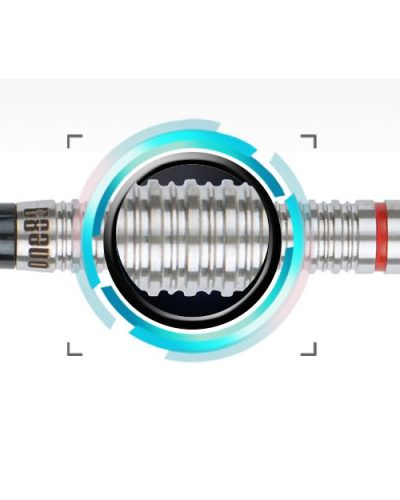 Dardos one80 darts Jetstream Stealth 90% tungsteno punta de acero