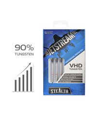 Dardos one80 darts Jetstream Stealth 90% tungsteno punta de acero