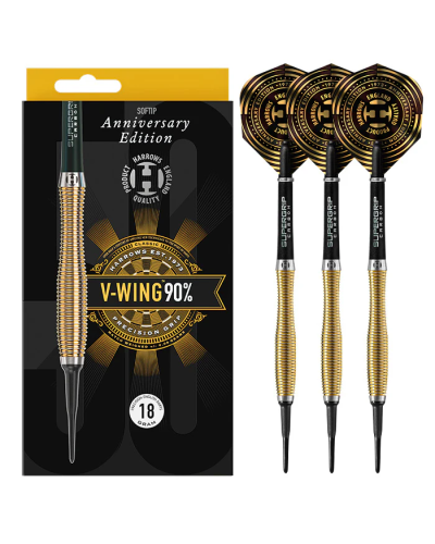 Harrows darts V-wing 90%  50th Anniversary