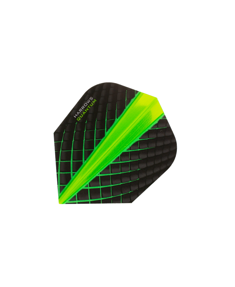 Harrows darts Quantum 6800 flights green