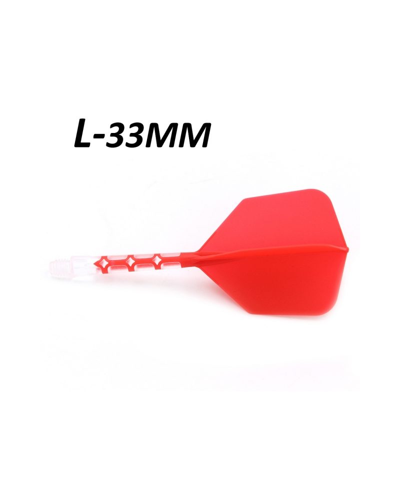 Aleta Cuesoul integrada todo en uno AK57 Rost T19 Big Wing STD Roja L