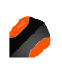 Aletas Harrows darts Prime 7506 naranja