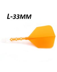 Aleta Cuesoul integrada todo en uno AK57 Rost T19 Big Wing STD Naranja L