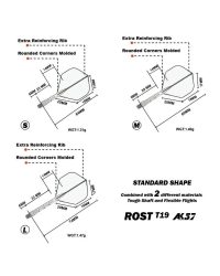 Aleta Cuesoul integrada todo en uno AK57 Rost T19 Small STD Roja M