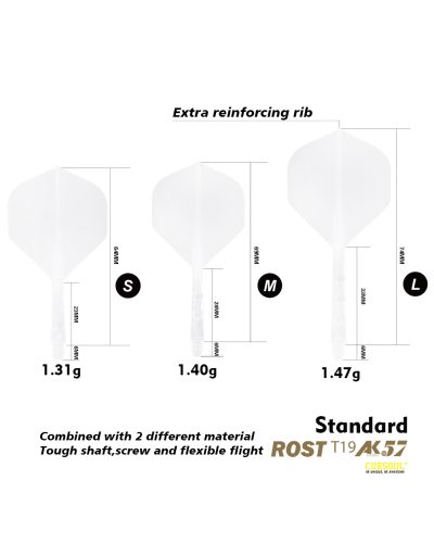 Cuesoul  AK57 Rost T19 Small STD Clear S