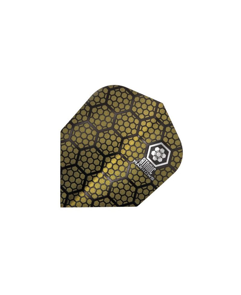 Harrows darts flights Atomic 3302 yellow