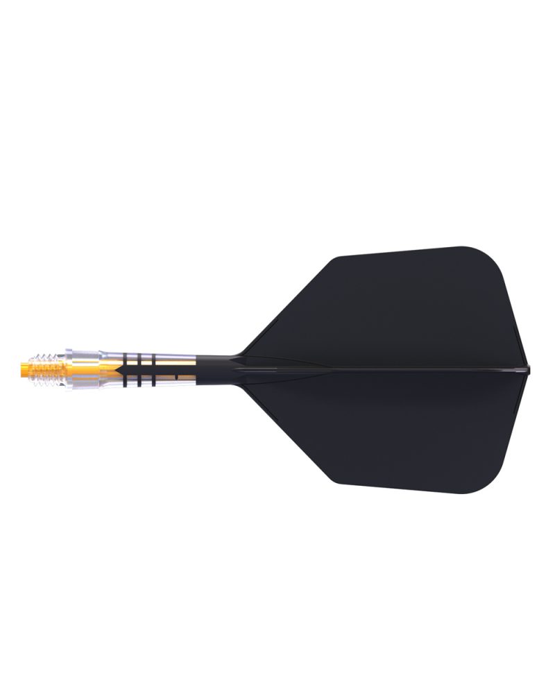 Aleta Cuesoul integrada todo en uno Rost T19 Carbon Big Wing Negro 1