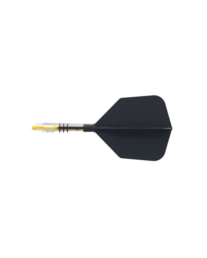 Aleta Cuesoul integrada todo en uno Rost T19 Carbon Big Wing Negro 2