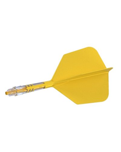 Aleta Cuesoul integrada todo en uno Rost T19 Carbon Big Wing Amarillo 2