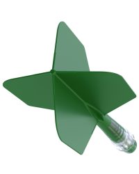 Aleta Cuesoul integrada todo en uno Rost T19 Carbon Big Wing Verde 1