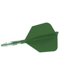 Aleta Cuesoul integrada todo en uno Rost T19 Carbon Big Wing Verde 1