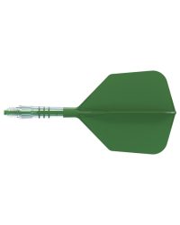 Aleta Cuesoul integrada todo en uno Rost T19 Carbon Big Wing Verde 1