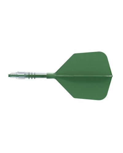 Aleta Cuesoul integrada todo en uno Rost T19 Carbon Big Wing Verde 2