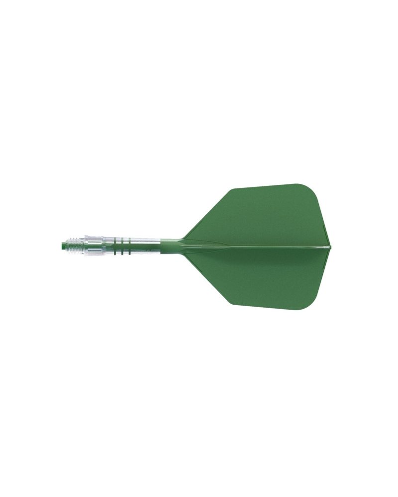 Aleta Cuesoul integrada todo en uno Rost T19 Carbon Big Wing Verde 2