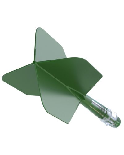 Aleta Cuesoul integrada todo en uno Rost T19 Carbon Big Wing Verde 2