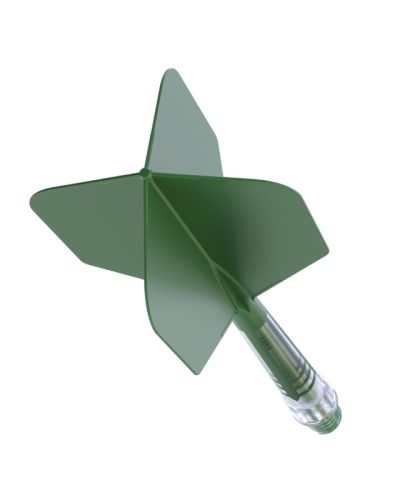 Aleta Cuesoul integrada todo en uno Rost T19 Carbon Big Wing Verde 4