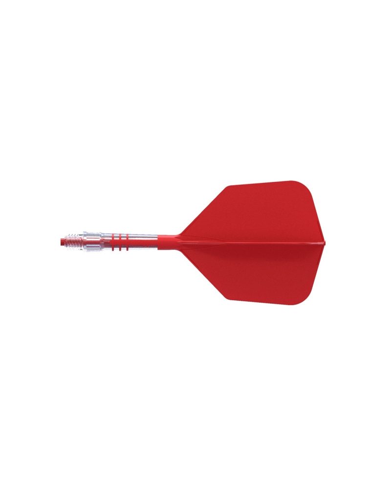 Aleta Cuesoul integrada todo en uno Rost T19 Carbon Big Wing Roja 2