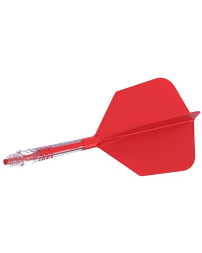 Aleta Cuesoul integrada todo en uno Rost T19 Carbon Big Wing Roja 4