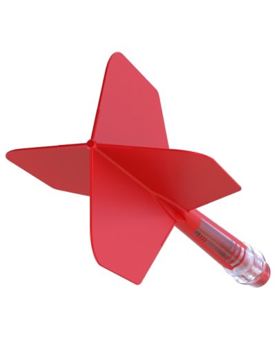 Aleta Cuesoul integrada todo en uno Rost T19 Carbon Big Wing Roja 4