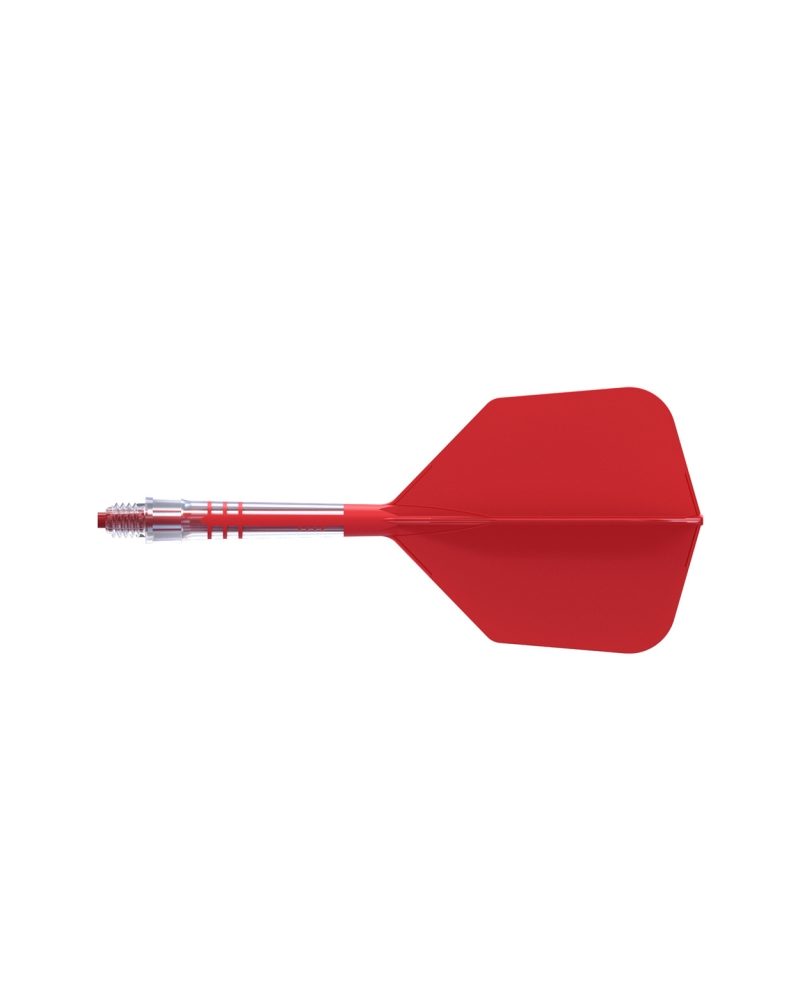 Aleta Cuesoul integrada todo en uno Rost T19 Carbon Big Wing Roja 4