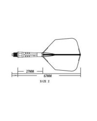 Cuesoul  Flight Rost T19 Carbon Big Wing Pink 2