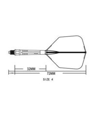 Cuesoul  Flight Rost T19 Carbon Big Wing Pink 4