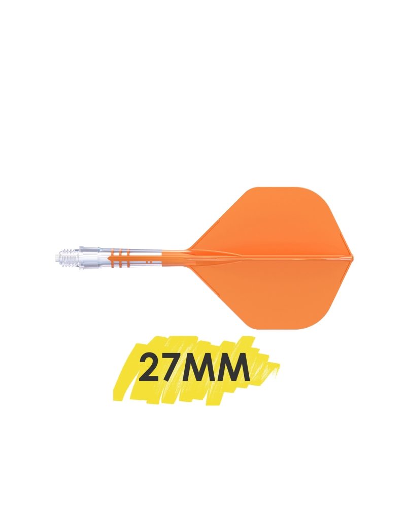 Aleta Cuesoul integrada todo en uno Rost T19 Carbon Big STD Naranja 2