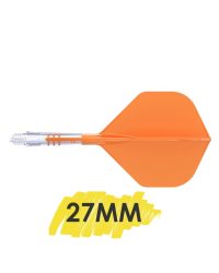 Aleta Cuesoul integrada todo en uno Rost T19 Carbon Big STD Naranja 2