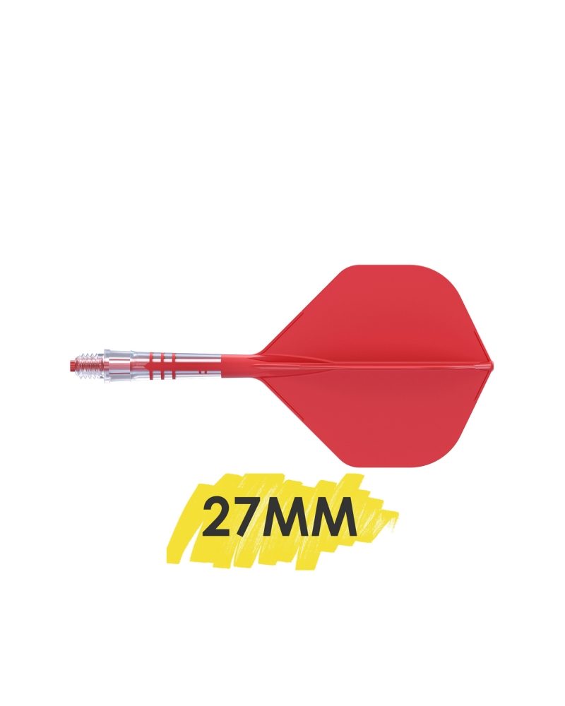 Aleta Cuesoul integrada todo en uno Rost T19 Carbon Big STD Roja 2