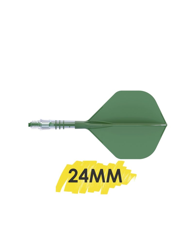 Aleta Cuesoul integrada todo en uno Rost T19 Carbon Big STD Verde 1