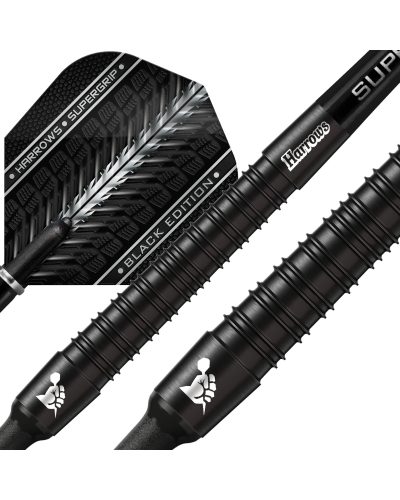 Dardos punta de plastico Harrows Supergrip Black - 90 % tungsteno